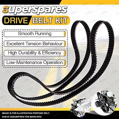 Drive Belts For Chevrolet Lumina 6.0L V8 OHV 16V MPFI VE L98 GEN 4 06-10 • $55.95