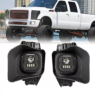 Pair For 2011-2016 Ford F-250 F-350 F-450 F-550 Super Duty LED Fog Lights Lamps • $96.99