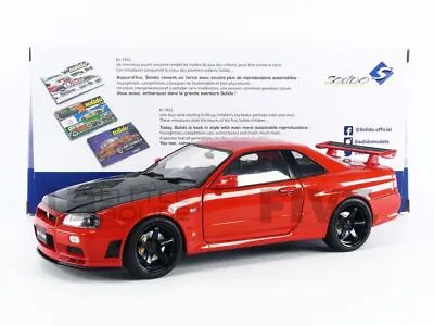 Solido 1/18 - Nissan Skyline Gt-r (r34) - 1999 - 1804305 • $49.95