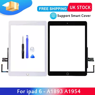 For IPad 6th Gen Generation A1893 A1954 Front Digitizer Touch Screen Replacement • £12.99