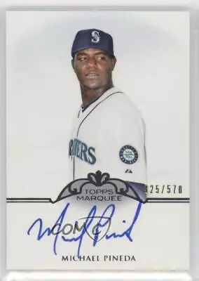 2011 Topps Marquee Monumental Markings /570 Michael Pineda #MM-MP Rookie Auto RC • $2.84