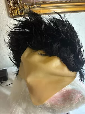 Paper Magic Group Black Mohawk Wig Punk Rock Costume Used • $20