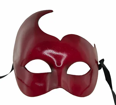 Mask From Venice - Colombine Swan Red Carnival Fancy Dress Venetian - 1058 • $71.10