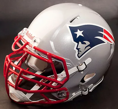 NEW ENGLAND PATRIOTS NFL Authentic GAMEDAY Football Helmet W/ S3BDU Facemask • $339.99