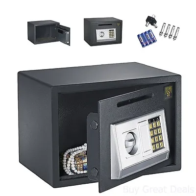 Security Box Digital Deposit Money Slot Cash Drop Safety Secure Locker Paragon • $86.98
