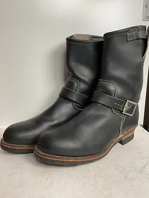 Vintage Red Wing Steel Toe Engineer Boots 12 D Tea Core Klondike • $599.99