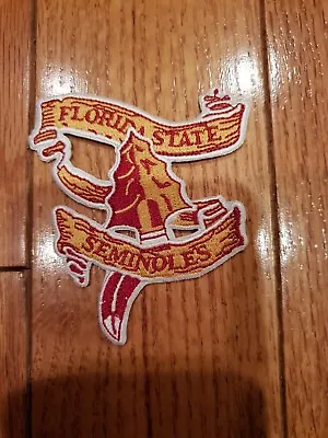  FLORIDA STATE SEMINOLES IRON ON PATCH   MADE IN THE USA 3inx3in  • $5.99