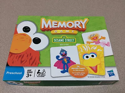 MEMORY GAME-SESAME STREET EDITION 36 Bigger Cards Board Game Preschoolers Age 3+ • $4.99
