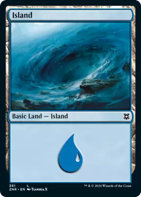 Island (381) FOIL Zendikar Rising NM Basic Land MAGIC GATHERING CARD ABUGames • $1.75