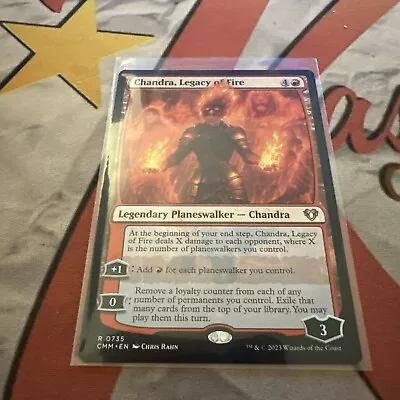 Chandra Legacy Of Fire - CMM 0735 - MTG Magic - NM MINT • $6.50