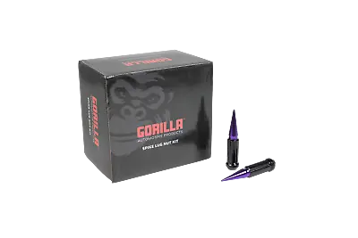 Gorilla Spike Lug Nut Kit M12-1.50 Purple 20 Lugs And One 1378SPK-KEY • $135
