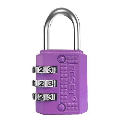 -071 3 Digit Small Combination Lock Tiny Padlock For Mini Locker Box Luggage ... • $10.63