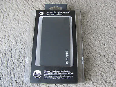 Brand New Mophie Juice Pack Powerstation 2.1 Amp (4000 MAh) Black  • $36.98