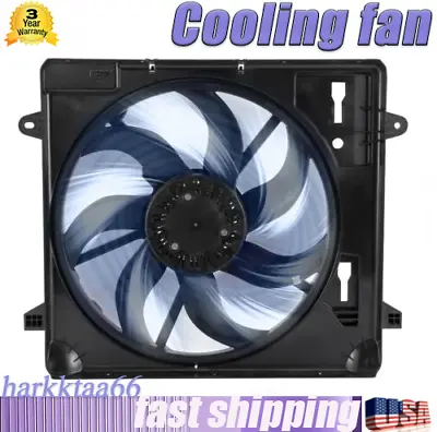 Electric Radiator Cooling Fan Assembly For 2012 13 14 15 16-2018 Jeep Wrangler • $184.30