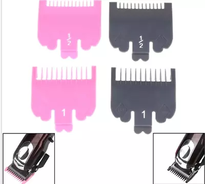 Hair Guide Combs Kit Trimmer Guards Attachments 1.5MM/3MM For Wahl Clipper PINK • $3.80