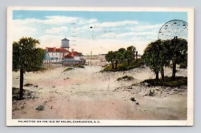 Postcard Palmettos Isle Of Palms Charleston South Carolina SC Vintage J5 • $4.99