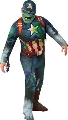 Rubies Official Marvel Captain America Zombie Costume Teen/Young Adult 702866 • £11.55