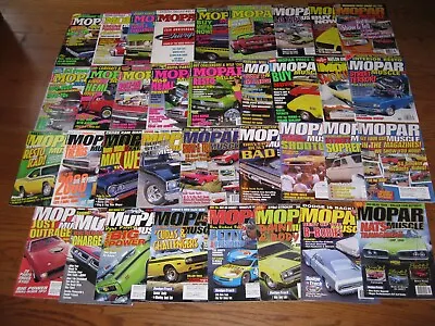 Mopar Muscle Magazine Lot Of 35 Issues  1991-2000 Dodge Plymouth Chrysler • $52