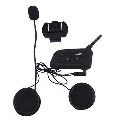 Motorcycle Helmet Bluetooth Intercom Interphone Headset Moto Intercomunicador V6 • $44.98