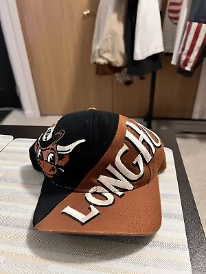 Vintage 90s Texas Longhorns The Game Big Logo Snapback Hat Splash Sharktooth  • $180