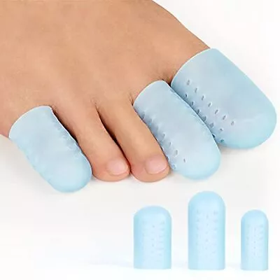 14 Pack Upgrade Gel Toe Protector Silicone Toe Caps Toe Sleeve Protectors Pre... • $17.64