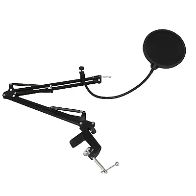 £9.99 • Buy Aokeo Microphone Desk Stand Adjustable Heavy Table Mic Stand Arm Boom