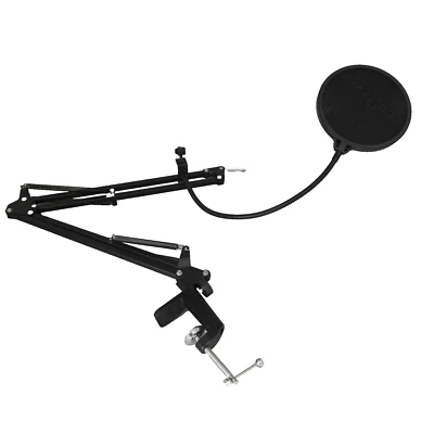 £9.99 • Buy Aokeo Microphone Desk Stand Adjustable Heavy Table Mic Stand Arm Boom