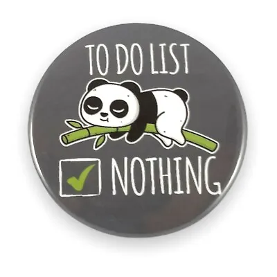 Cute Lazy Panda 2.25 Inch Magnet For Fridge Kitchen Whiteboard Gift Funny Decor • $5.95