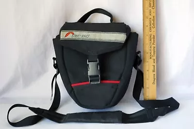 Vintage Lowepro Camera Bag SLR DSLR Black Soft Padded Case W/ Shoulder Strap • $9.99