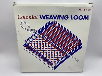 Vintage Colonial Weaving Looper Loom In Original Box No Hook • $4.93