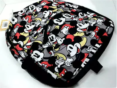 Disney Mickey Mouse 16  Backpack Bag All Over Print Cargo And Side Mesh Pockets  • $25.99