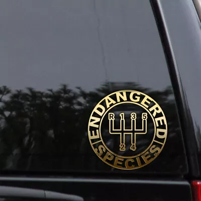 Endangered Species Manual 5 SPEED Transmission Decal Sticker • $8.95