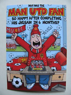 Man Utd Cards Happy Birthday Various Champions Fan Wishes Manchester Kids Boys • £1.15