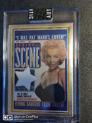 Marilyn Monroe 1960  Bed Sheet Relic Chromium Card Authentic  • $48