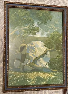 Maxfield Parrish Print Titled  The Prince  Excellent Period Frame Rare • $65