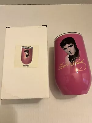 Elvis Presley Stainless Steel Wine Tumbler 14 Oz • $16.99