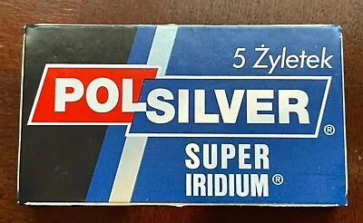 Polsilver Double Edge Razor Blades Pack Of 5 (Original Production 5 Blades • $11.95