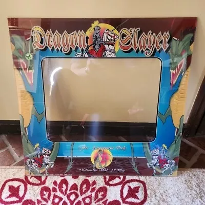 Vintage DRAGON SLAYER  8 Liner Arcade Game BEZEL Video Poker  • $45