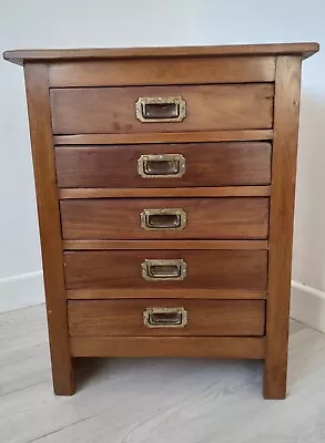 £100 • Buy Edwardian Stained Pine Chest Of Drawers
