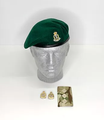 Royal Army Medical Corps Commando Officer Beret Lapel Badges & Slide. Size 59cm • $24.85