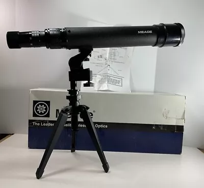 MEADE Vintage 1994 TELESCOPE  POWER ZOOM 60 SPOTTING SCOPE EUC • $59.95