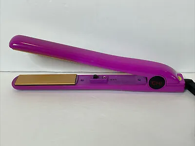 CHI Original Ceramic Hair Straightening Flat Iron 1  Purple GF1001 B1 • $37.99