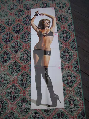 * WWE Magazine  Life Size  MARIA POSTER 2007 DIVAS PRO WRESTLING WWF WcW ECW Dx • $30