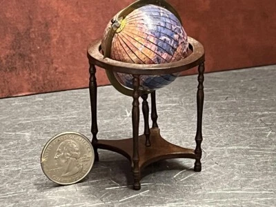 $49.99 • Buy Dollhouse Miniature Vintage World Globe Office 1:12 One Inch Scale N57
