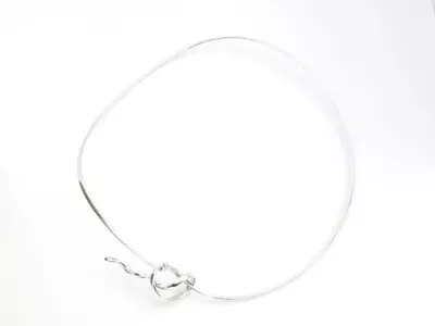 Georg Jensen Sterling Silver Neckring #241 FORGET ME KNOT Vivianna Torun • $590