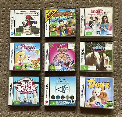 Nintendo DS Games - With Cases - Pick & Choose • $2