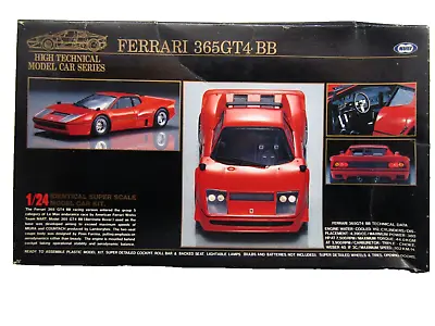 Marui 1:24 Scale Ferrari 365GT4 Berlinetta Boxer Model Kit # MT86-HT6-1000 Rare • $112.39