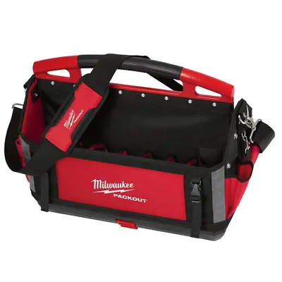 Milwaukee 20 In. Packout Tote Heavy Duty Tool Bag Storage Pockets Shoulder Strap • $167.70