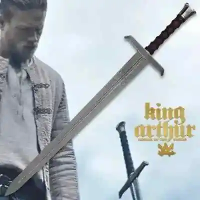 Medieval King Arthur Sword 40” Prop Replica Excalibur Sword With Sheath • $113.28
