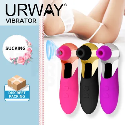 $36.99 • Buy Urway Vibrator Suction Female Sucking USB Rechargeable Women Adult Spot Sex Toy